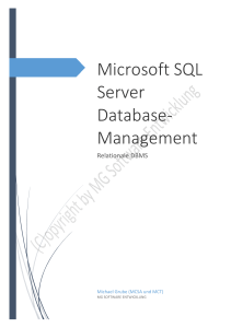 DBMS Michael Grube - MG Software Entwicklung