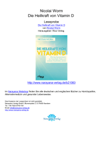 Nicolai Worm Die Heilkraft von Vitamin D