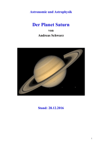 Der Planet Saturn