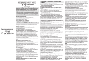 Levonorgestrel STADA® 1,5 mg Tabletten