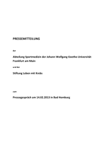 Presseinformationen Trainingsangebot Hochtaunus