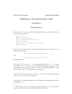 Einführung in die mathematische Logik