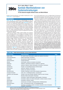 290e Kardiale Manifestationen von