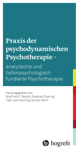 Praxis der psychodynamischen Psychotherapie –