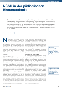 NSAR in der pädiatrischen Rheumatologie