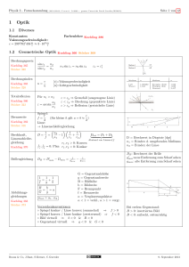 Physik 3 - Formelsammlung