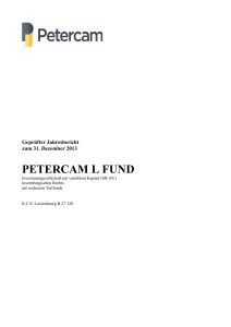 petercam l fund - FONDS professionell