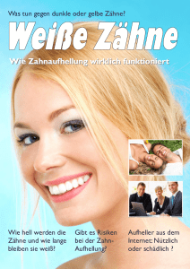 Weiße Zähne - Zahnaufhellung Schweinfurt