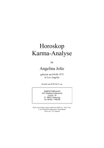 Horoskop Karma-Analyse