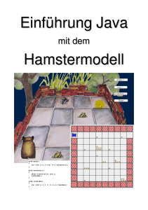 Einführung Java Hamstermodell - INFOPFAFFNAU