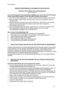 GEBRAUCHSINFORMATION: INFORMATION FÜR