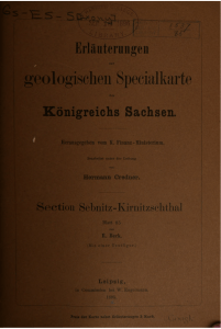 ErlÃ¤uterungen zur geologischen Specialkarte