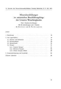 im saxonischen Bruchfaltengebirge des Unteren \treserberglandes