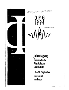 OPG 1994 - International Atomic Energy Agency