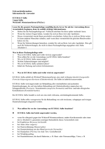 Gebrauchsinformation: Information für Anwender ECURAL® Salbe 1