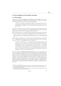 Die Grundlagen der Union: Bürger und Staaten § 2 § 2