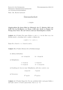 Datensicherheit