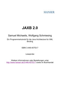 JAXB 2.0 - Buecher.de
