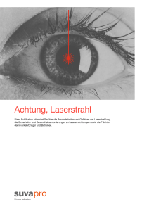 Achtung, Laserstrahl - SuvaPro