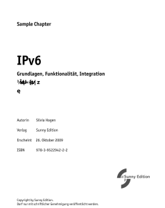 IPv6, Kapitel 2