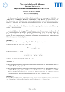 Technische Universit ¨at M ¨unchen Zentrum Mathematik Prop