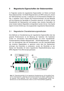 5 Magnetische Eigenschaften der Stabensembles 5.1 Magnetische