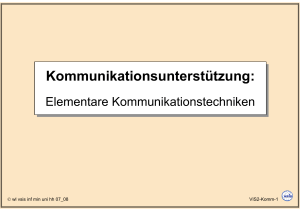 Kommunikationsunterstützung