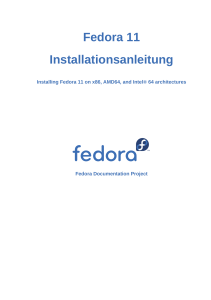 Installing Fedora 11 on x86, AMD64, and Intel® 64 architectures