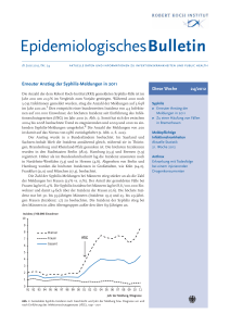 Epidemiologisches Bulletin - Robert Koch-Institut