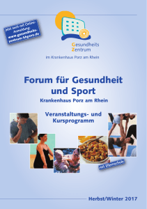 Forum für Gesundheit und Sport