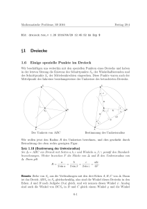 §1 Dreiecke