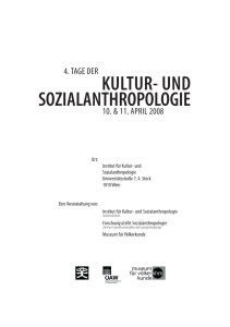 kultur- und sozialanthropologie - Österreichische Akademie der