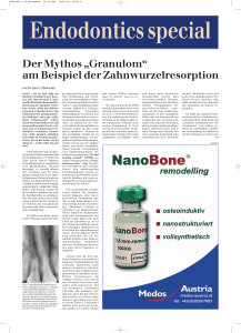 Der Mythos „Granulom“ am Beispiel der Zahnwurzelresorption