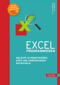 Excel programmieren – Abläufe automatisieren, Apps