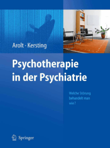 Psychotherapie in der Psychiatrie