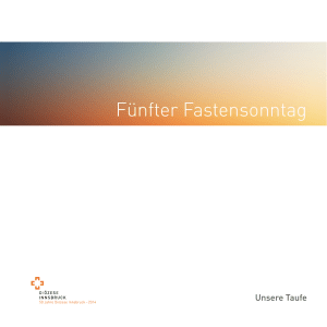 Unsere Taufe