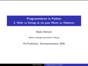 Programmieren in Python