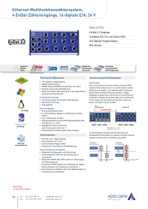 Ethernet-Multifunktionszählersystem, 4 EnDat - Addi-Data