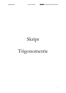 Skript Trigonometrie