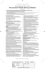 Paracetamol STADA® 500 mg Tabletten - Apo