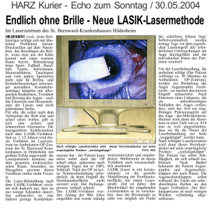 Endlich ohne Brille - Neue LASIK-Lasermethode