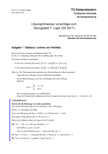 Logik (SS 2017) - AG Softwaretechnik