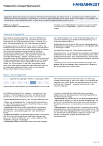 Key Investor Document - HANSAsmart Select G