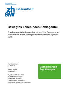 Bachelorarbeit Bewegtes Leben nach Schlaganfall (Eva