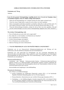 Prednisolon acis® 50 mg