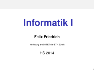 Informatik I