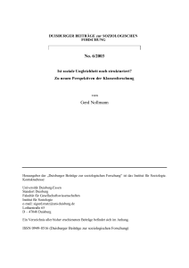 No. 6/2003 Gerd Nollmann - an der Universität Duisburg