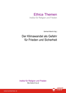 Ethica Themen - Institut für Religion und Frieden