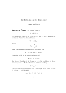 Einführung in die Topologie - math.uni