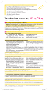 Valsartan-Hormosan comp 160 mg/25 mg